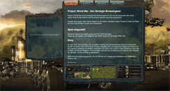 Desktop Screenshot of project-world-war.com
